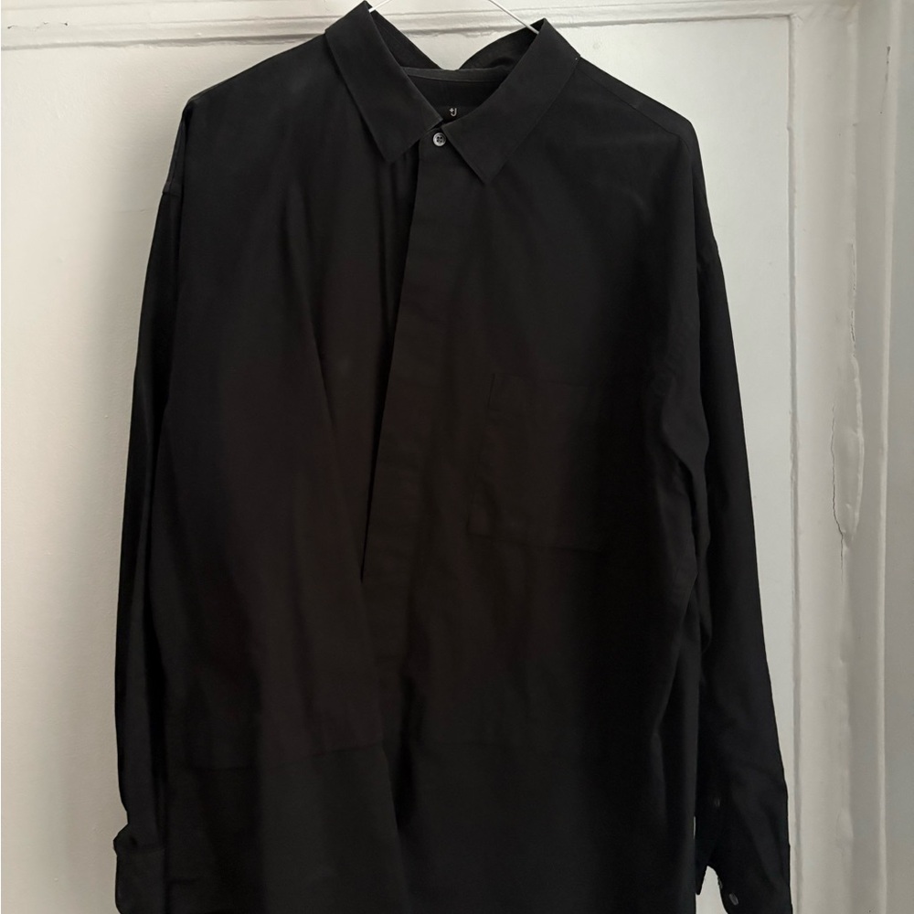 Jil Sander Black Dress Shirt